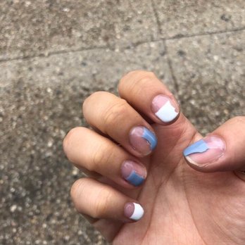 Anne Nails - Had this Gel nail last night and took this picture today morning - Nail Salons Near Me - Forest Hills, New York