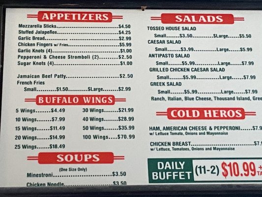 Menu photo 4 Tony's New York Pizza Houston, TX Menu photo 4 Tony's New York Pizza Houston, TX