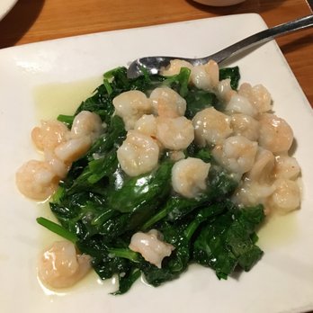 Evergreen Restaurant - Pea sprouts w/ shrimp - Chinese Near Me - Ann Arbor, Michigan