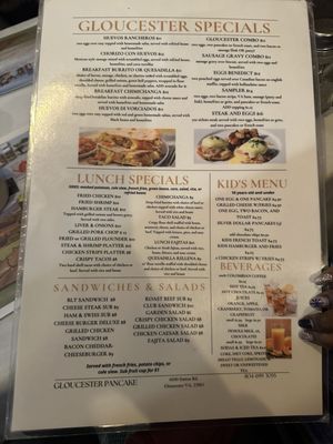 Menu photo 2 Gloucester Pancake House Gloucester, VA
