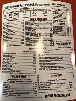 Menu photo 7 Georgios Sub and Pizza Shoppe Hazleton, PA