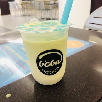 Boba Nation Grand - Horchata matcha milk tea (16 oz, 5.75) - Bubble Tea Near Me - Hayward, California