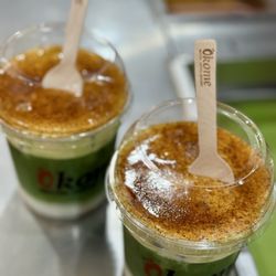 OKOME すし - Crème brûlée matcha