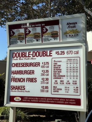 Menu photo 7 In-N-Out Burger Long Beach, CA Menu photo 7 In-N-Out Burger Long Beach, CA