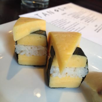 Tanoshii West Loop - Tamago nigiri - Japanese Near Me - Chicago, Illinois