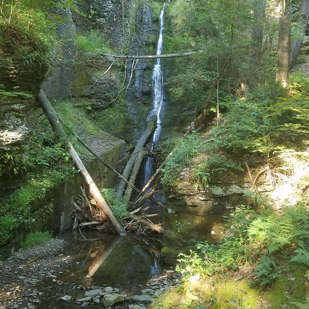 Dingmans Falls - silver thread falls - Visitor Centers Near Me - Dingmans Ferry, Pennsylvania