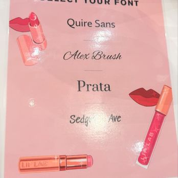 Lip Lab - Engraving options - Cosmetics & Beauty Supply Near Me - Boston, Massachusetts Lip Lab - Engraving options - Cosmetics & Beauty Supply Near Me - Boston, Massachusetts
