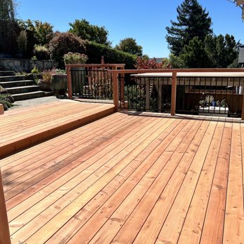 Complete Construction - a deck with steps and railings - General Contractors Near Me - Castro Valley, California