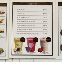 Suzuya Patisserie - Iced Tea Menu @ Suzuya