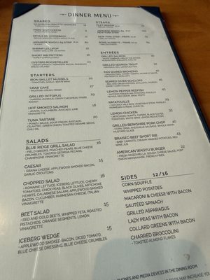 Menu photo 1 Blue Ridge Grill Atlanta, GA