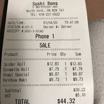 Sushi Bong - Sushi Bars Near Me - North York, Ontario Sushi Bong - Sushi Bars Near Me - North York, Ontario