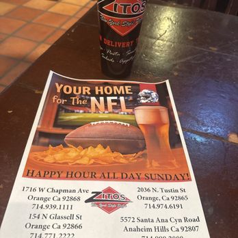Zito's Pizza - Their All Day Happy Hour Special Sundays! - Pizza Near Me - Anaheim, California Zito's Pizza - Their All Day Happy Hour Special Sundays! - Pizza Near Me - Anaheim, California