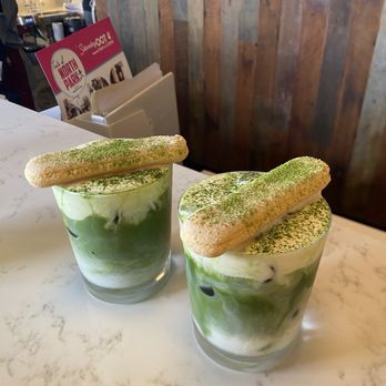 Between Us - Matcha Latte Tiramisu - Breakfast & Brunch Near Me - San Diego, California