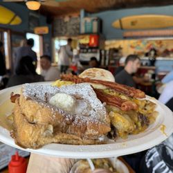 Kono's Cafe - Big Breakfast 2 (French Toast) and inside of the restaurant