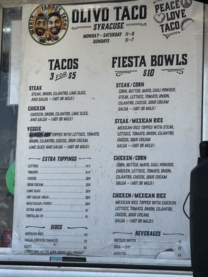 Menu photo 1 Olivo Taco Syracuse, NY