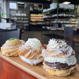 a variety of pastries a variety of pastries