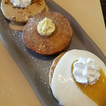 My Cafe - Cookie Butta luna, Lilikoi cakes, malas adam pancake- Flight of pancakes. - Breakfast & Brunch Near Me - Kapolei, Hawaii