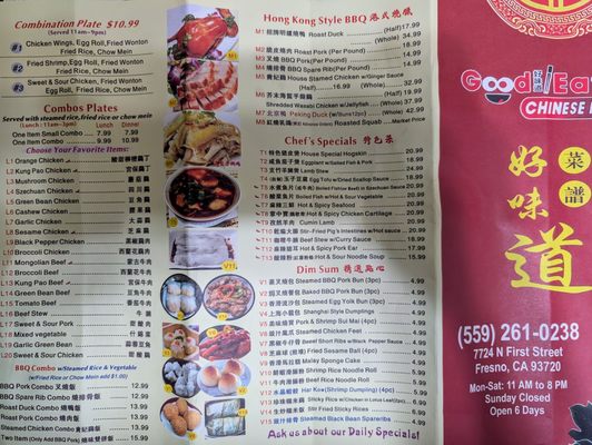 Menu photo 8 Good Eats Chinese Food Fresno, CA