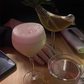 Malpractice - The daiquiri (refreshingly tart) and ____ [I don't remember]...in a bird! - Cocktail Bars Near Me - Portland, Oregon