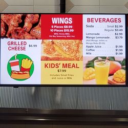 Signature Burgers, Hotdogs & wings