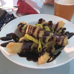 Beyond Hope Restaurant - Too much Balsamic and the Calamari was chunky and chewy.