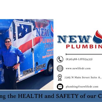 New Life Plumbing - Our Master Plumber Lionel Mata Sr. Protecting the health and safety of our community. - Plumbing Near Me - Del Rio, Texas New Life Plumbing - Our Master Plumber Lionel Mata Sr. Protecting the health and safety of our community. - Plumbing Near Me - Del Rio, Texas