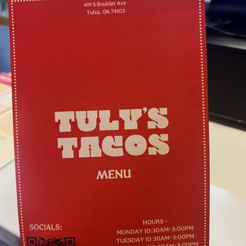 Tuly’s Tacos - Tacos Near Me - Tulsa, Oklahoma