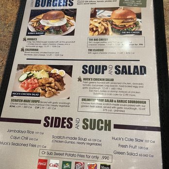Huckleberry's - Menu - Cajun/Creole Near Me - Benicia, California Huckleberry's - Menu - Cajun/Creole Near Me - Benicia, California