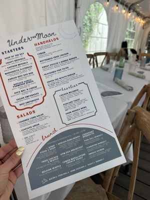 Menu photo 1 Under the Moon Cafe Lambertville, NJ Menu photo 1 Under the Moon Cafe Lambertville, NJ