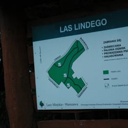 Lasek Lindego - Widok mapy na ul. Karskiej