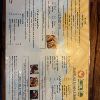 Country Cafe - Menu - Breakfast & Brunch Near Me - Cypress, California