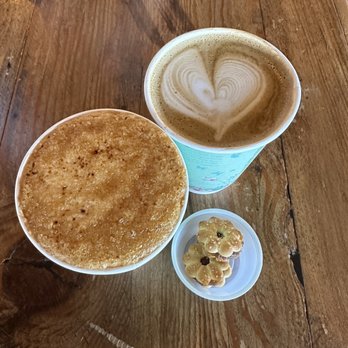Aroma Craft Coffee - Crème brûlée and hojicha tea latte - Coffee Roasteries Near Me - Walnut, California Aroma Craft Coffee - Crème brûlée and hojicha tea latte - Coffee Roasteries Near Me - Walnut, California