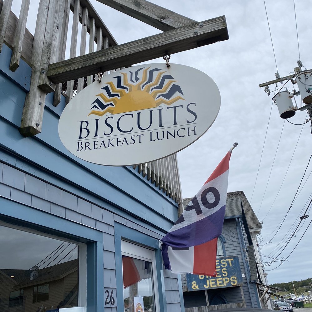 Biscuits - a blue building with a sign that says biscuits breakfast church - Breakfast & Brunch Near Me - Oak Bluffs, Massachusetts Biscuits - a blue building with a sign that says biscuits breakfast church - Breakfast & Brunch Near Me - Oak Bluffs, Massachusetts