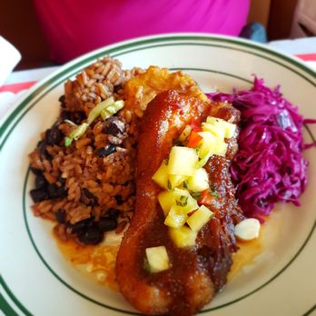 La Cubana - Sweet pineapple pork belly dinner from La Cubana Restaurant - Cuban Near Me - Toronto, Ontario