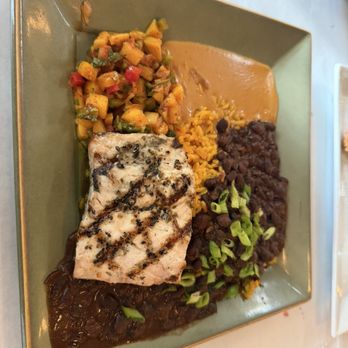 Traders - Grilled grouper with a really good sauce - Seafood Near Me - Sanibel, Florida Traders - Grilled grouper with a really good sauce - Seafood Near Me - Sanibel, Florida