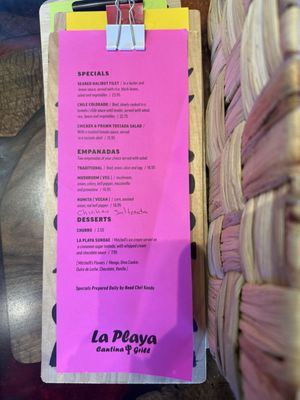 Menu photo 4 La Playa Pacifica, CA Menu photo 4 La Playa Pacifica, CA