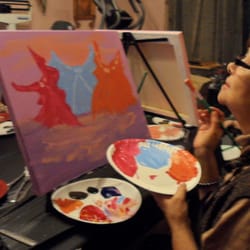 Brushstrokes on Canvas