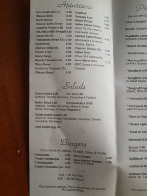 Menu photo 3 Anna Maria's Roscoe, IL