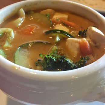Takhrai Thai - Soup is loaded with veggies and flavor and the portion is sizable. - Thai Near Me - Poway, California Takhrai Thai - Soup is loaded with veggies and flavor and the portion is sizable. - Thai Near Me - Poway, California