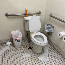 99 Cents Only Stores - They do not do frequent bathroom checks, and there is only two stalls in the women's bathroom. This was one of them.