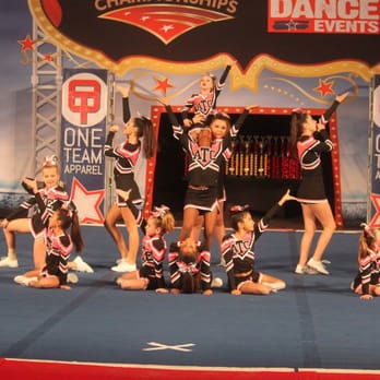 All That Cheer - Dream Team ending pose at CheerPower, they brought home the title. - Round Rock, Texas