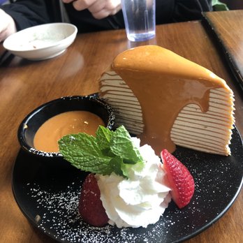 U :Dessert Story - Thai tea crepe cake - Desserts Near Me - Berkeley, California U :Dessert Story - Thai tea crepe cake - Desserts Near Me - Berkeley, California