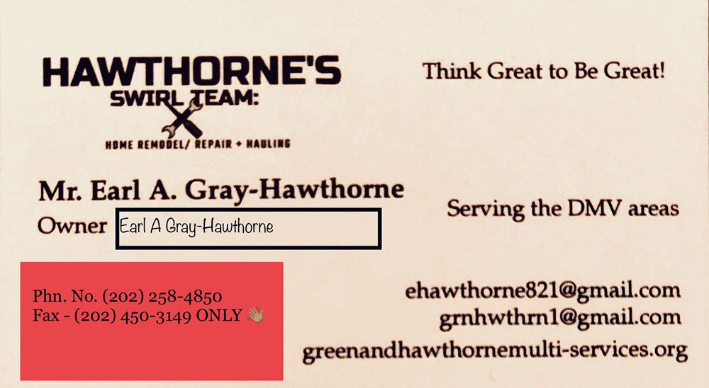 Slide of Hawthorne's Swirl Team