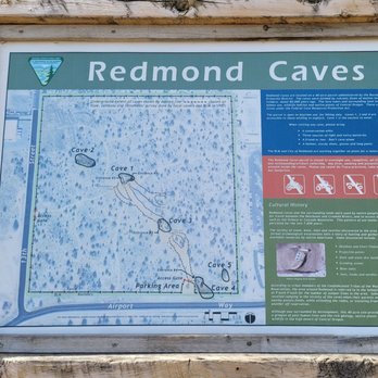 Redmond Caves - View of the map of the addtional caves. - Parks Near Me - Redmond, Oregon