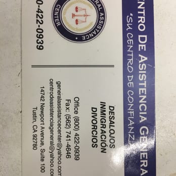 Centro de Asistencia General - Legal Services Near Me - Tustin, California Centro de Asistencia General - Legal Services Near Me - Tustin, California
