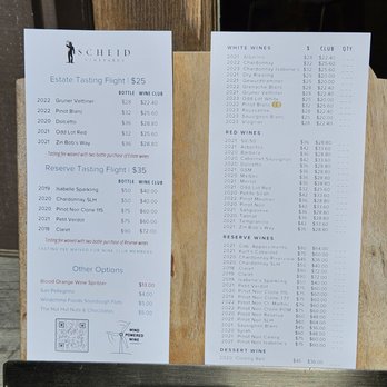 Scheid Vineyards Tasting Room - Wine tasting menu - Wine Tasting Room Near Me - Carmel, California Scheid Vineyards Tasting Room - Wine tasting menu - Wine Tasting Room Near Me - Carmel, California