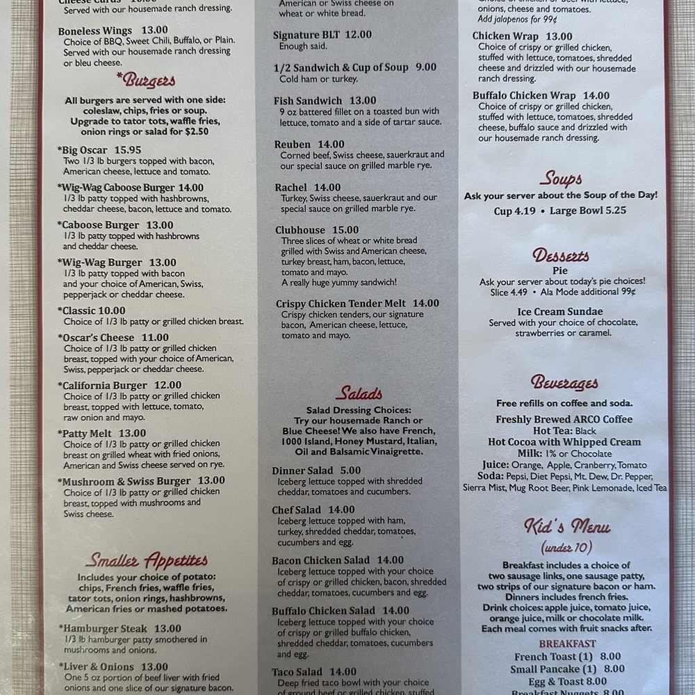 Little Oscar's Restaurant - Lunch/dinner menu - American Near Me - Hampton, Minnesota Little Oscar's Restaurant - Lunch/dinner menu - American Near Me - Hampton, Minnesota