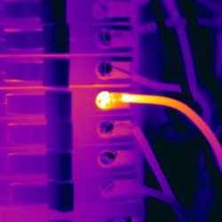 Elite Building Inspections - thermal imaging - hot wire
