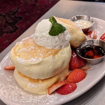 Bootleg Special - Soufflé pancakes with strawberry - Seafood Near Me - Boston, Massachusetts