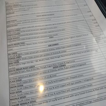 A2B Indian Vegetarian Restaurant - Indian Near Me - Herndon, Virginia